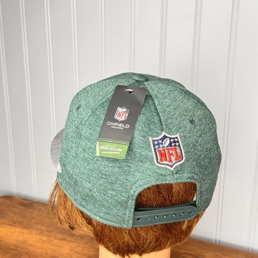 NWT 2018 PHILADELPHIA EAGLES FLEX FIT CAP HAT NEW ERA ON FIELD 950 SnapBack NFL